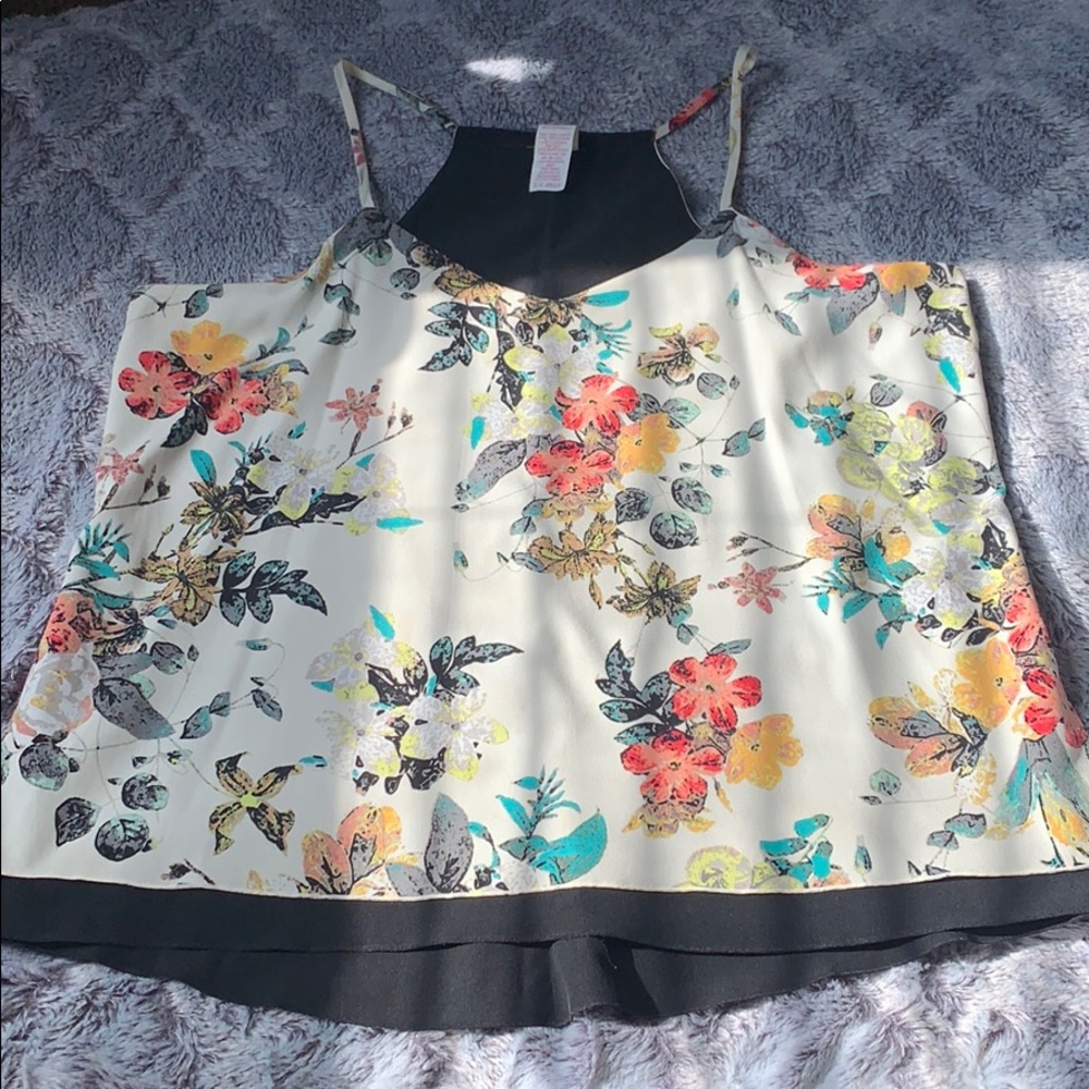 floral blouse